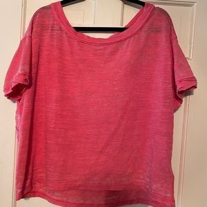 Free People Viola Open Back Tee